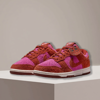 Nike Dunk Low Skate Shoes - Soft, Breathable, Durable Low-Top Skate Shoes for Men and Women - Red and Pink Colorway IH7648600