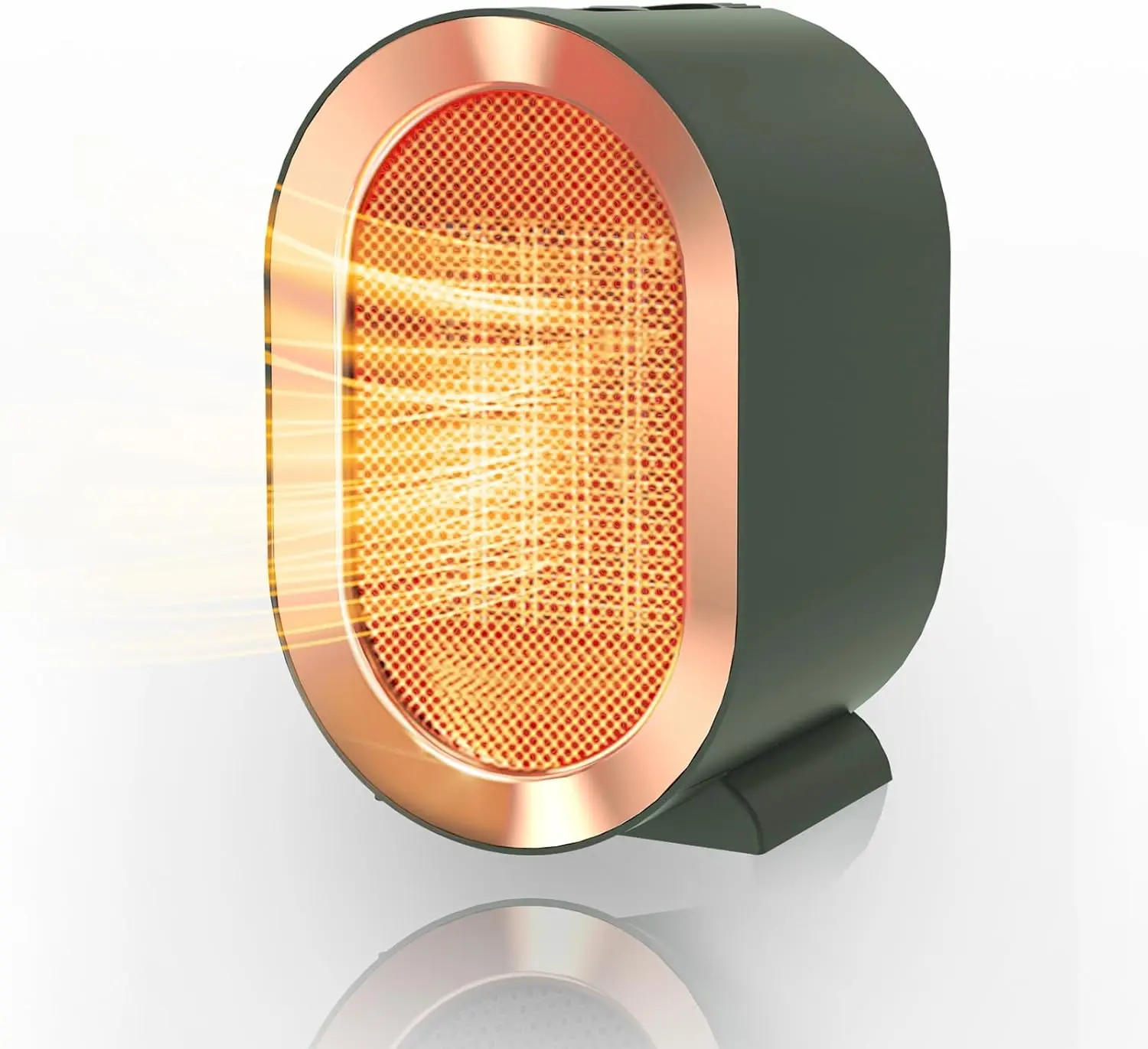 1200W PTC Ceramic Heater with 2 Modes,Portable Space Heater, Tip-Over & Overheat Protection, Quiet Fast Safety Heating image 3