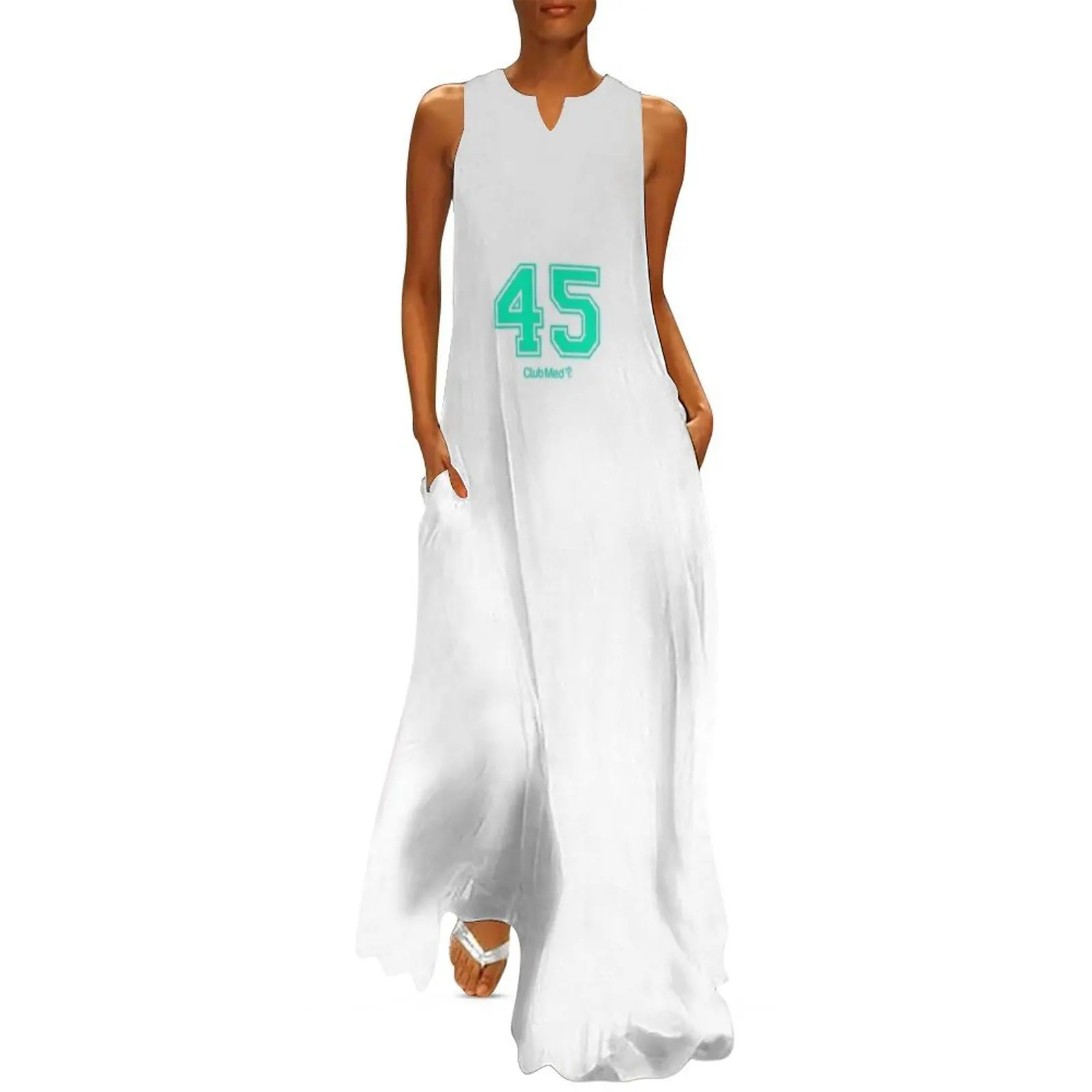 

Number 45 Club Med Long Dress womens clothing women formal occasion dresses ceremony dresses summer outfits for women 2025