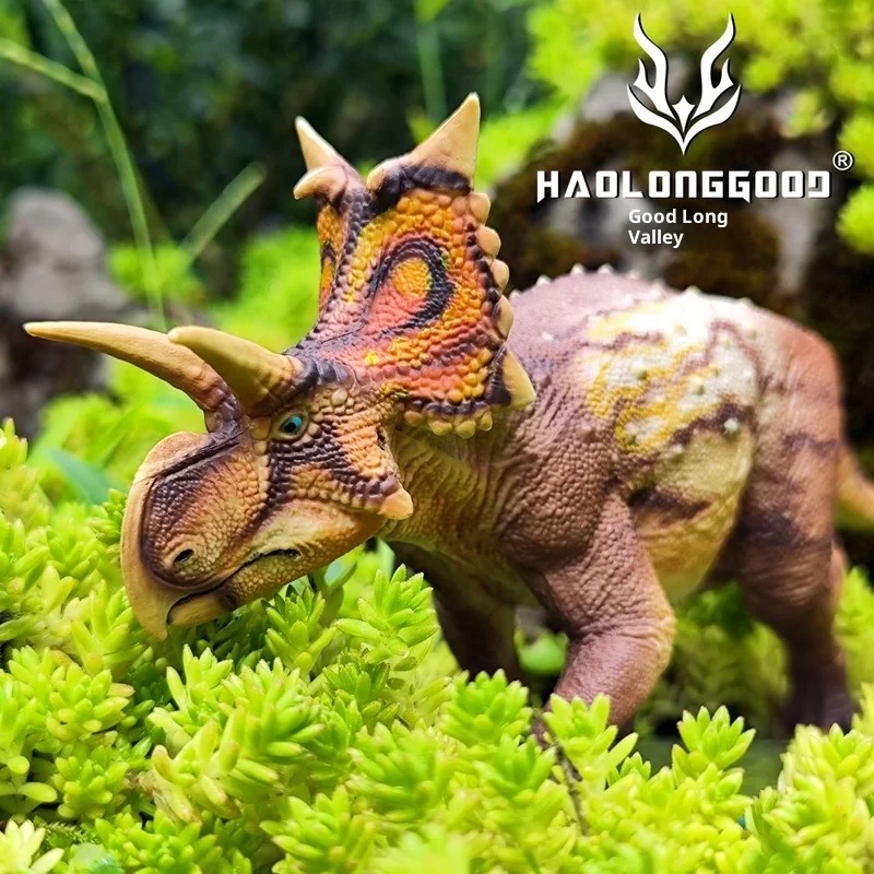 Figura de dinosaurio ceratopiano alienígena, juguete de simulación, modelo Animal, regalo de vacaciones, adorno de escritorio coleccionable, 1/35 a amigos