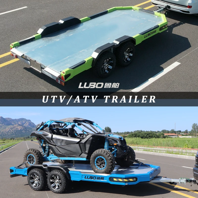 Motorcycle ATV UTV Trailers Small Car Carrier Utility Tow Transport Trailer