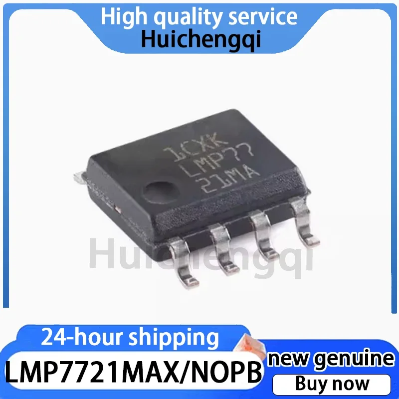 1PCS LMP7721MAX/NOPB SOIC-8 3 Nanoampere Input Bias Current Precision Amplifier