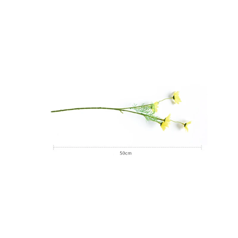 6/12/24 قطعة 50 سنتيمتر البابونج محاكاة صغيرة ديزي زهرة اصطناعية غرفة المعيشة الديكور زهرة باقة ترتيب الأزهار