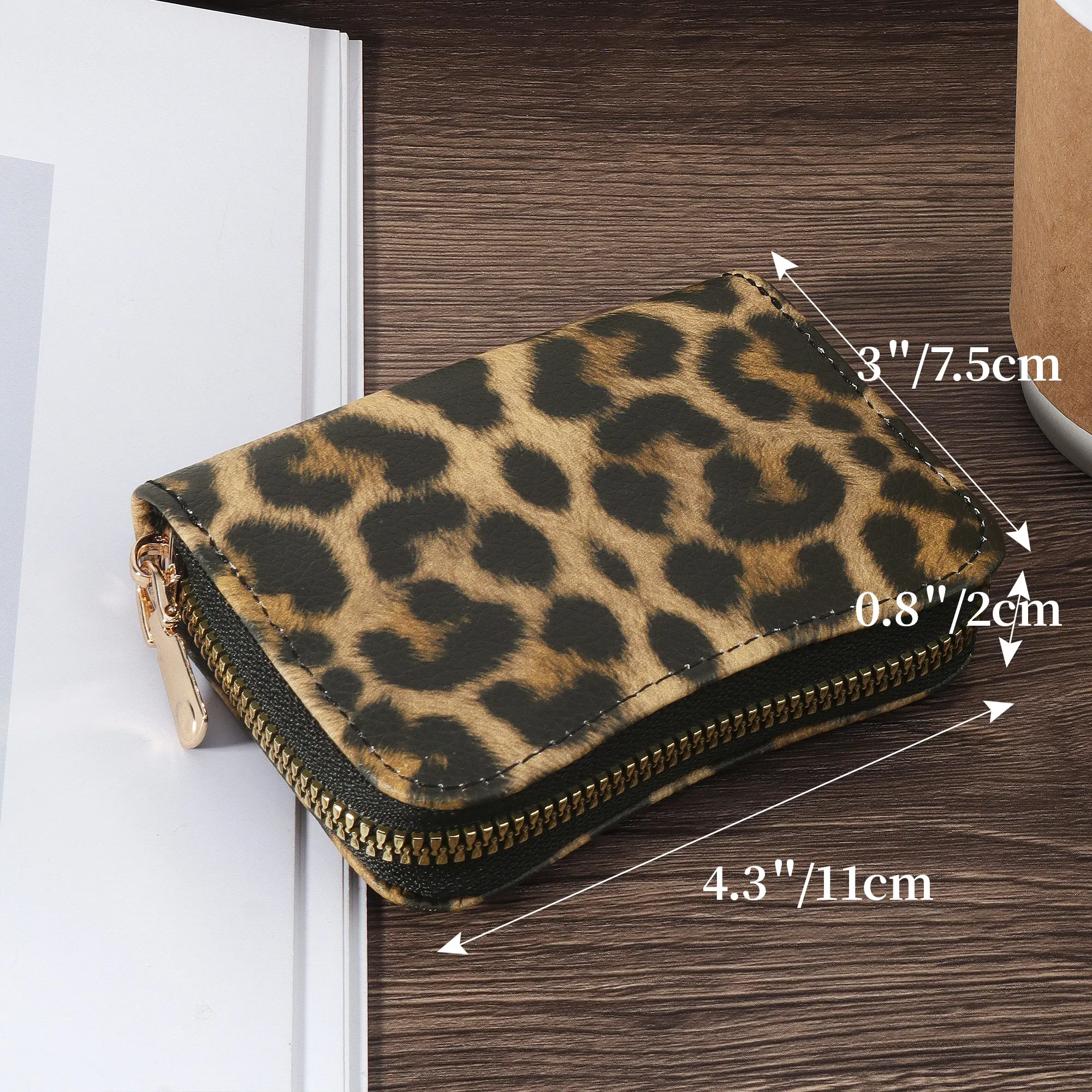 Zipper Around Coin Purse, Simple Credit Card Holder With Multi Card Slots, Versatile Wallet