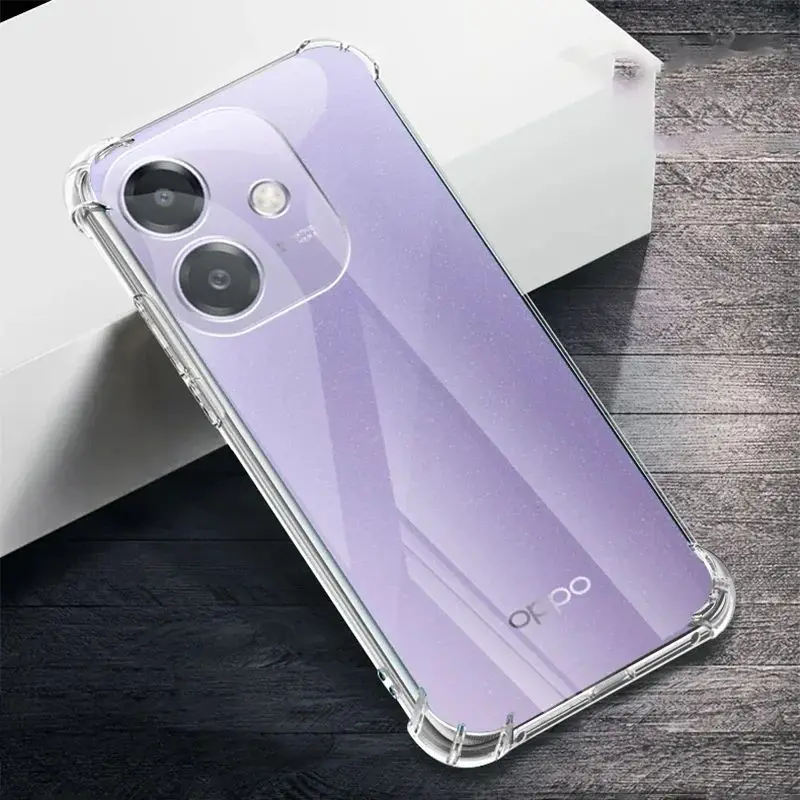 

Original Clear Airbag Cover Cases for OPPO A5 Pro OPPOA5Pro 5G 6.67" Global Soft Edge Protection Air Bag Waterproof Phone Fundas