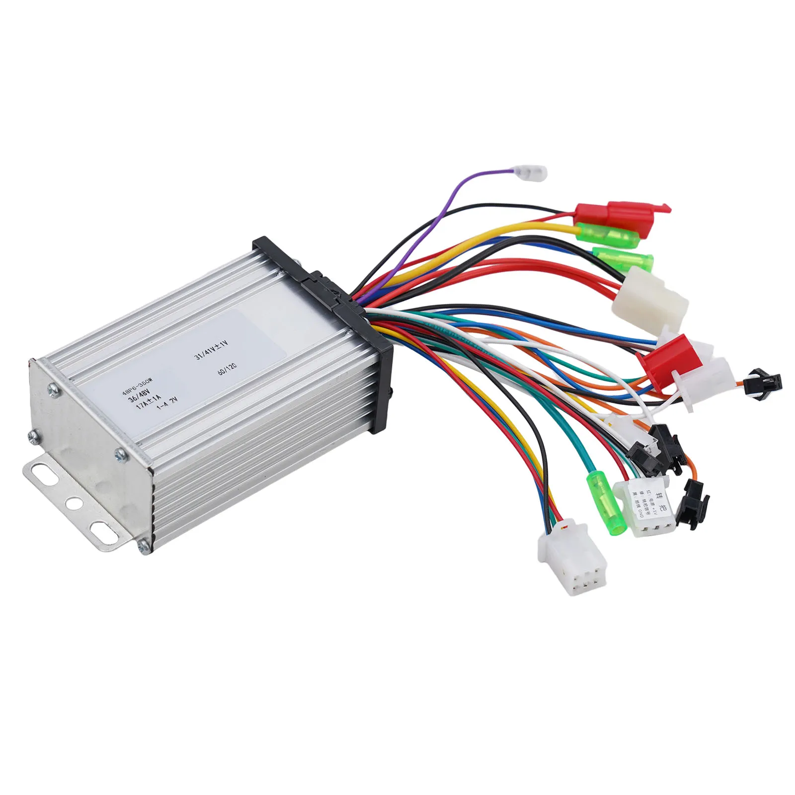 

Electric Bicycle Controller Brushless E-bike Replacement Scooter Spare 17A 1PCS 285g 350W 36V-48V 8.9 X 5.2 X 3cm