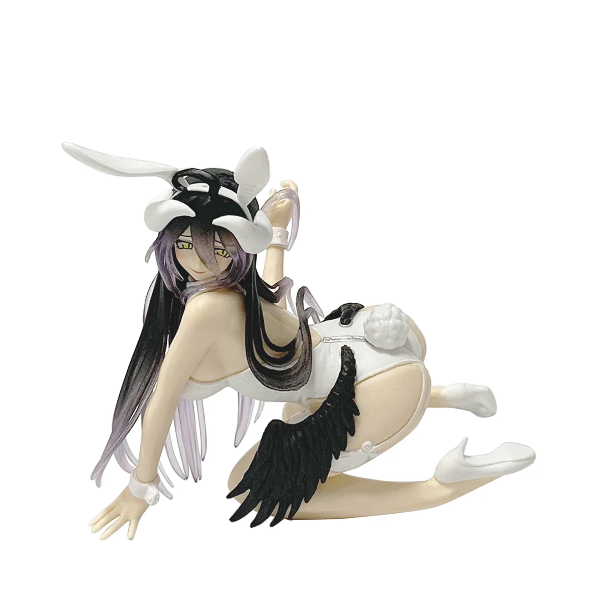 13cm Hentai Figure Overlord Anime Figure Desktop Cute Swimsuit Albedo Action Figure Noodle Stopper Figurine Collection Model Toy