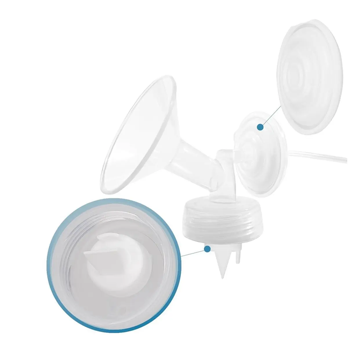 ABPP Breast Pump Parts for Spectra, Replace Valves Backflow Protector Membrane for Spectra S1 S2 9 Plus Breastpumps