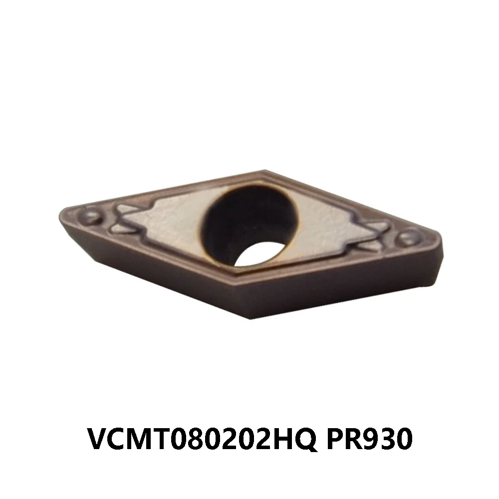 VCMT15151HQ 35° Plates Original VCMT080204 VCMT 080204 HQ VCMT080204HQ PR930 Carbide Blade Turning Tools Machine CNC Lathe Cut