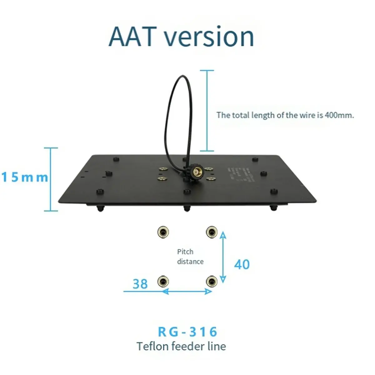 

Направленная антенна ABSF 5,5 ГГц 21dBi, патч-антенна 5180-5800 МГц для беспроводной технологии HM30 SOLO VTX RC AAT, A
