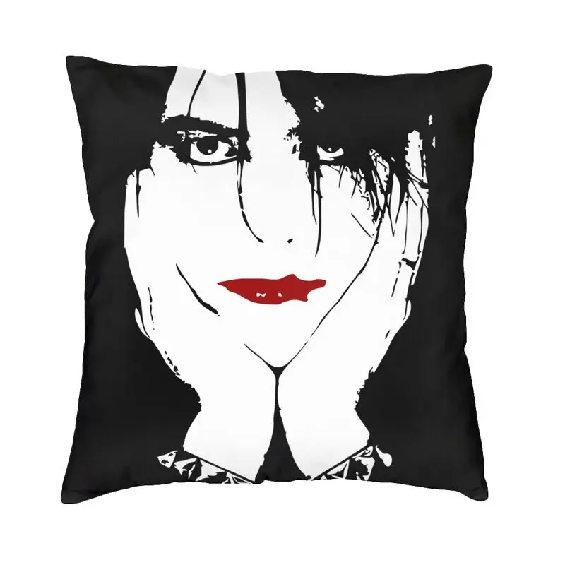 Music Rock Band Cure Cushion Cover 40x40cm Home Decorative 3D Print Throw Pillow for Sofa Two Side