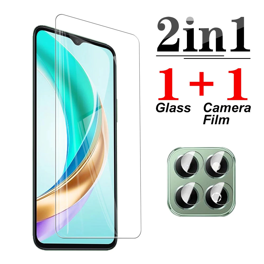 2in1 For Honor X6b 2024 protective glass Lens screen protector honorX6b X 6b X6 b honar xonor X6b Tempered film 2024 6.56 inches