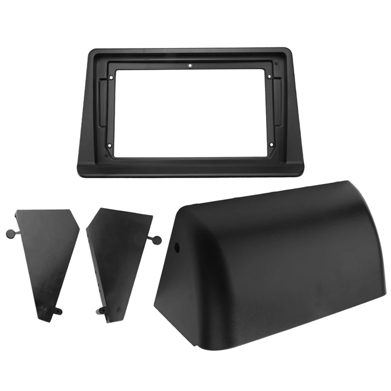 Car Radio Fascia Frame Plate Adapter Navigation Panel 2Din 9In For Mitsubishi Pajero Montero V31 Cheetah Kingbox Stereo