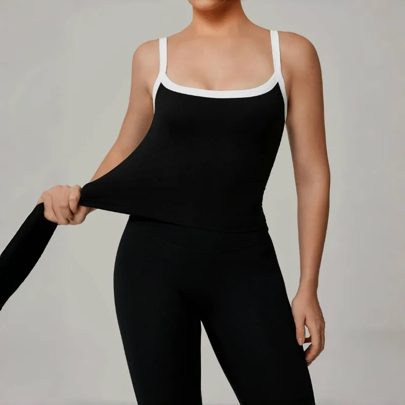 

Women's Naked Yoga Vest Beautiful Back Exposed Back Breathable Outerwear Outdoor Fitness Running Pilates Casual Sports Bra