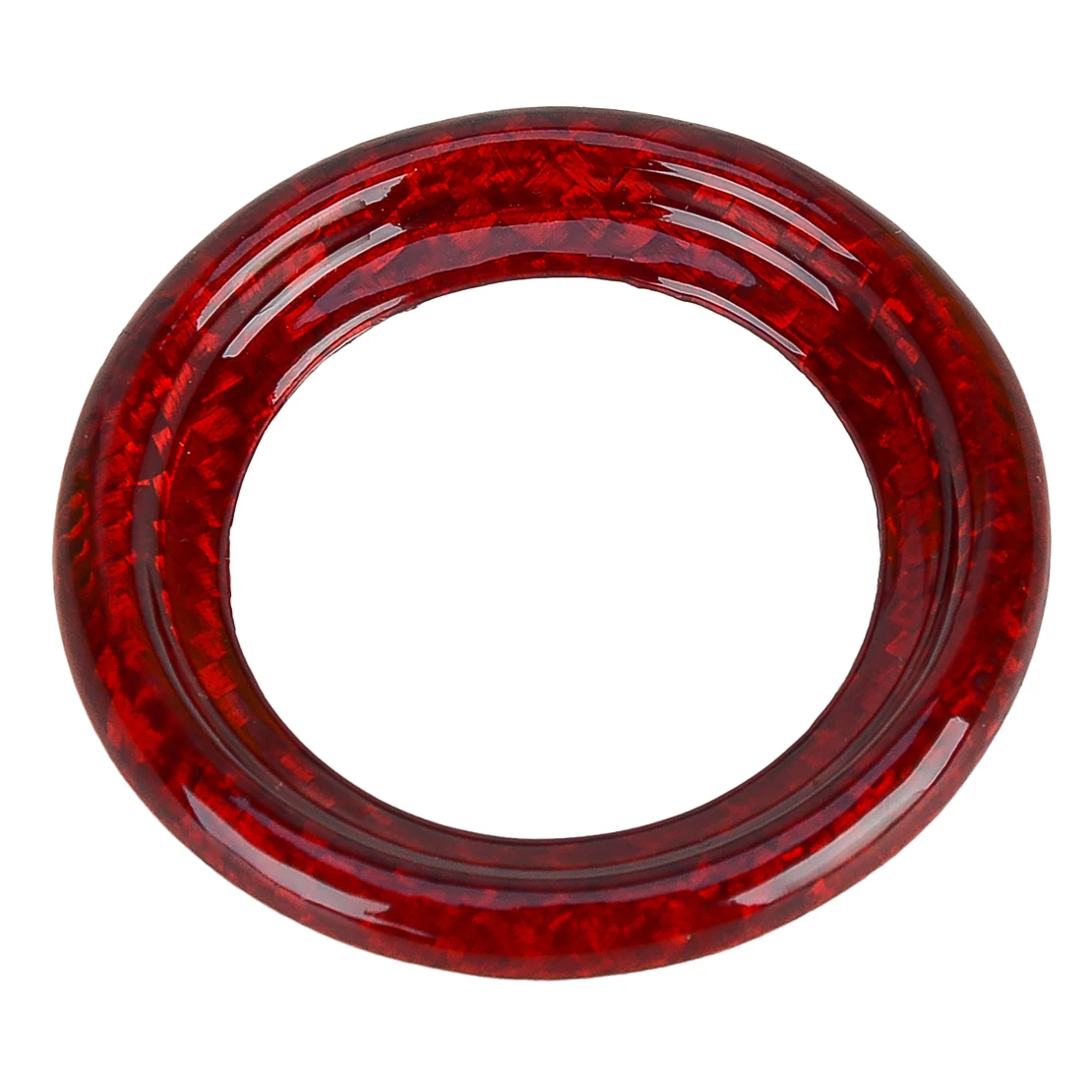 

Push Button Cover Trim Engine Start Stop Switch Outer Ring fit for Chevrolet Corvette C8 2020 2021 2022 2023 Red Carbon Fiber