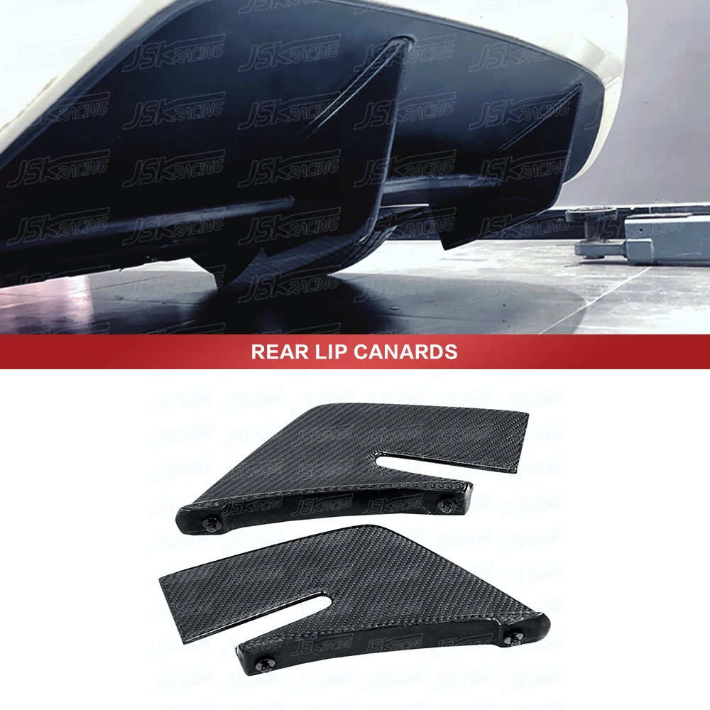 

Jsk Style Real Carbon Fiber Rear Lip Canards For Ferrari California 2009-2014