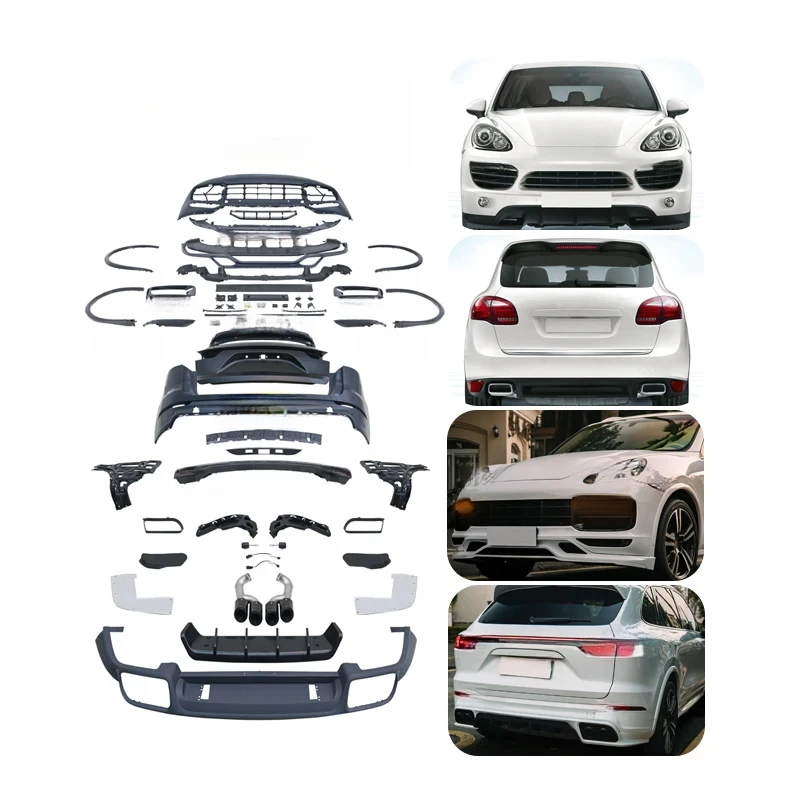 

For s Cayen 958 958.1 958.2 2011-2017 Upgrade 2022 9Y0 Style Body Kits Throughout LED Plug and Play