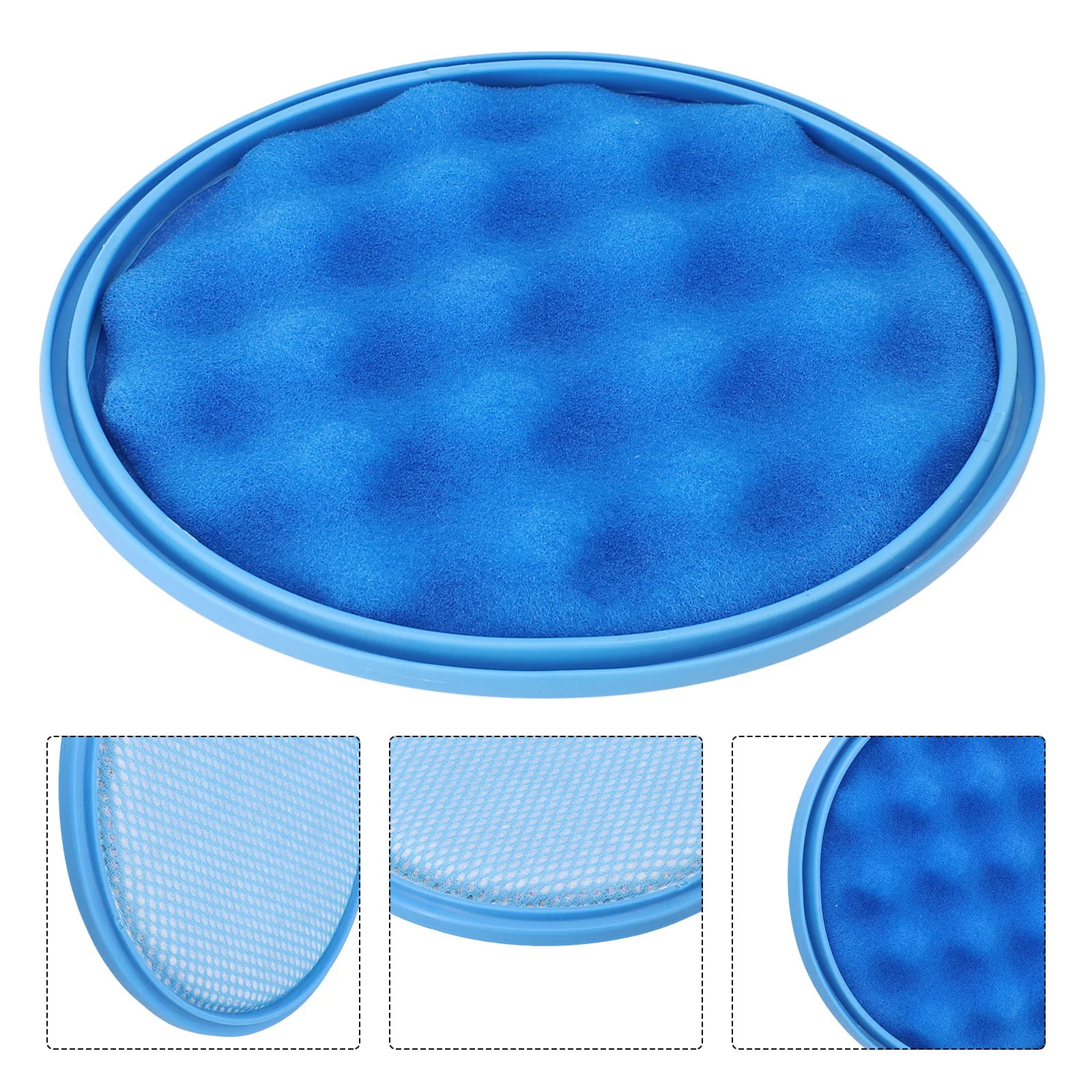 

130mm Round Filter For Samsung Cyclone Force SC05 SC07 SC15 VC07 Vacuum Cleaner Blue Circular Filter Screen Cleaning Tools
