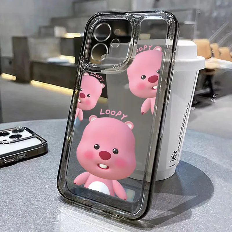 Miniso Zanmang Loopy 14Pro IPhone15 Case Cute 12 13 Cartoon Xsmax Anti Slip Xr Silica Gel 11 Soft Shell Girl Birthday Gift