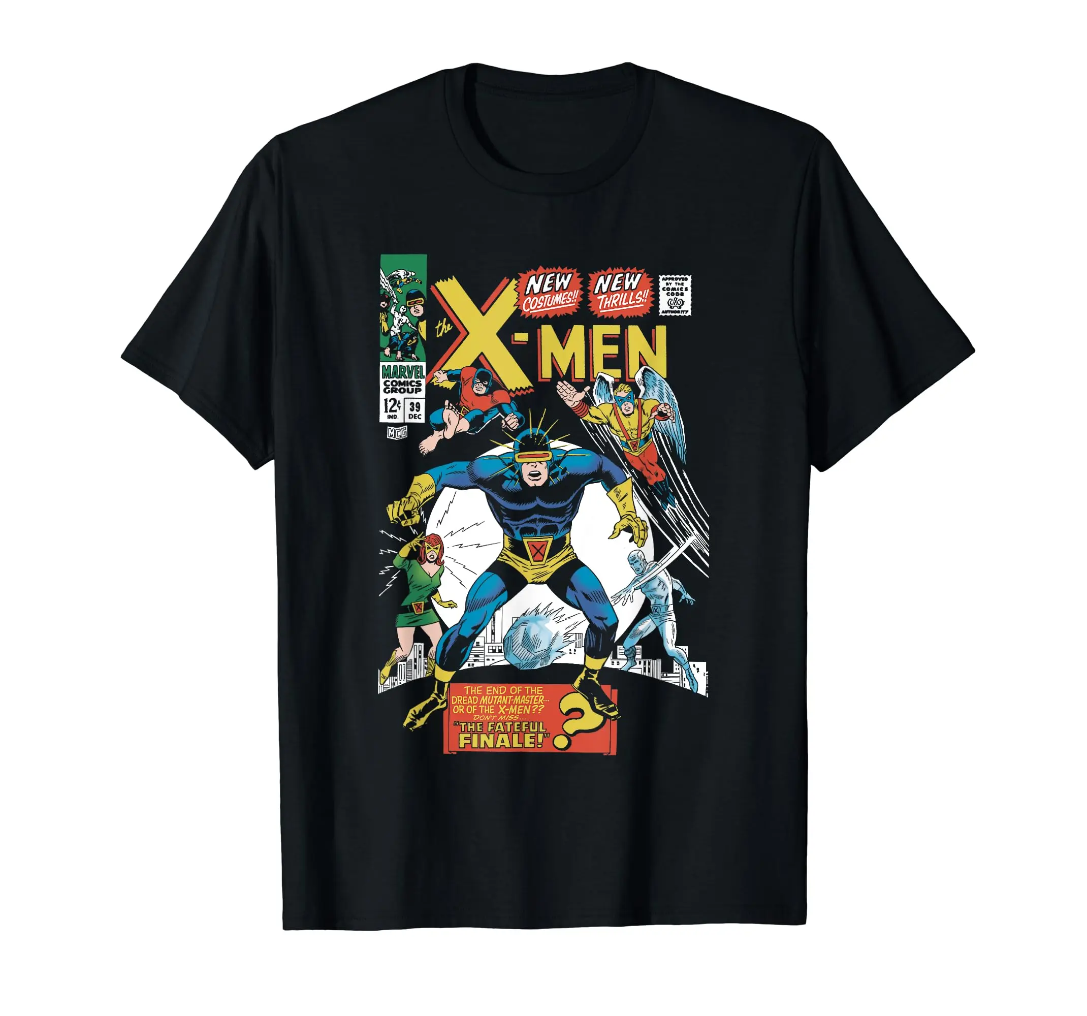 

New Costumes! New Thrills! Vintage Comic Cover T-Shirt