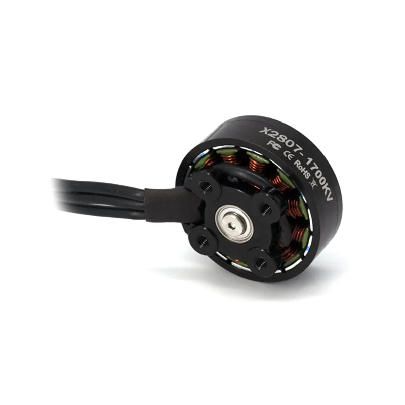 

【HOT】Brushless Motor X2807 1700KV 2-6S 4Mm Bearing Shaft Motor For RC FPV Racing Drone Multicopter