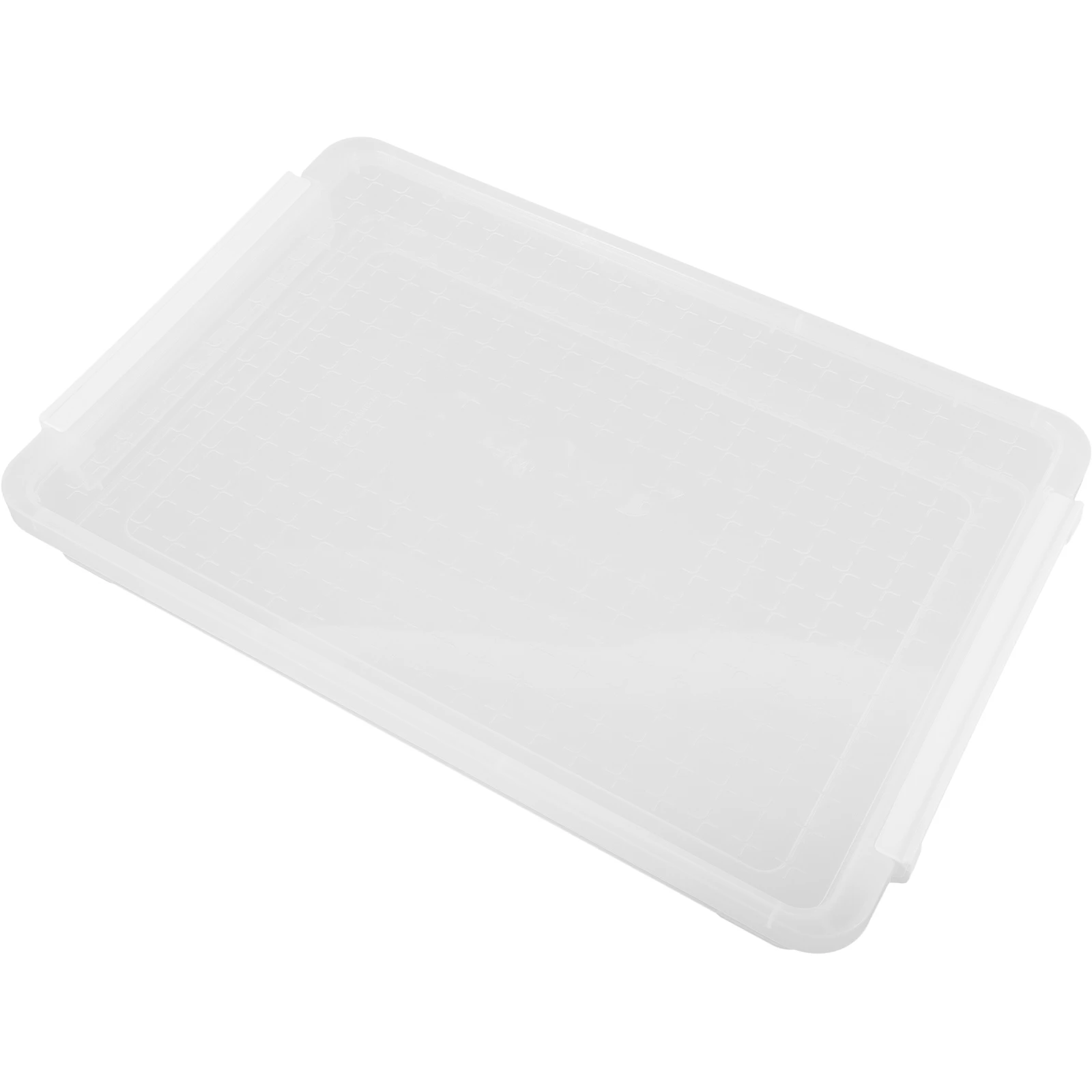 

Sealed File Box PP Clear Document Storage for Office Multi-Function Organizer Anti-Wear Foldable Container A4