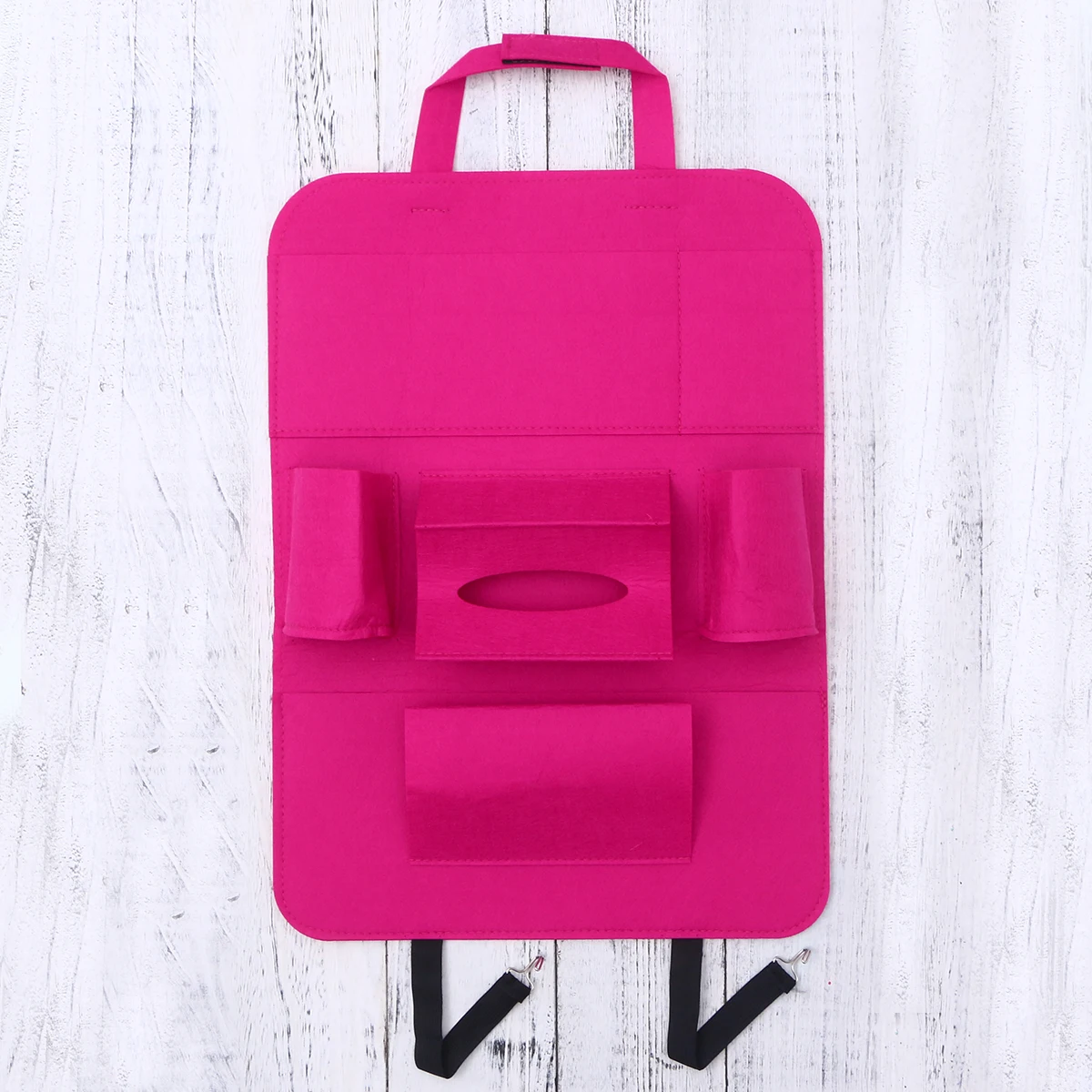

1Pcs Multifunctional Car Storage Organizer Bag with Large Capacity for Magazines and Drinks