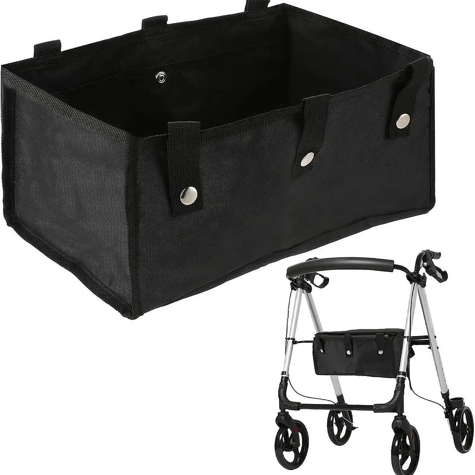 

Under Seat Rollator Bag Walker Organizer Underseat Walker Pouch for Four Wheel Rollator Walker Bag Under Seat for Cups Shopping