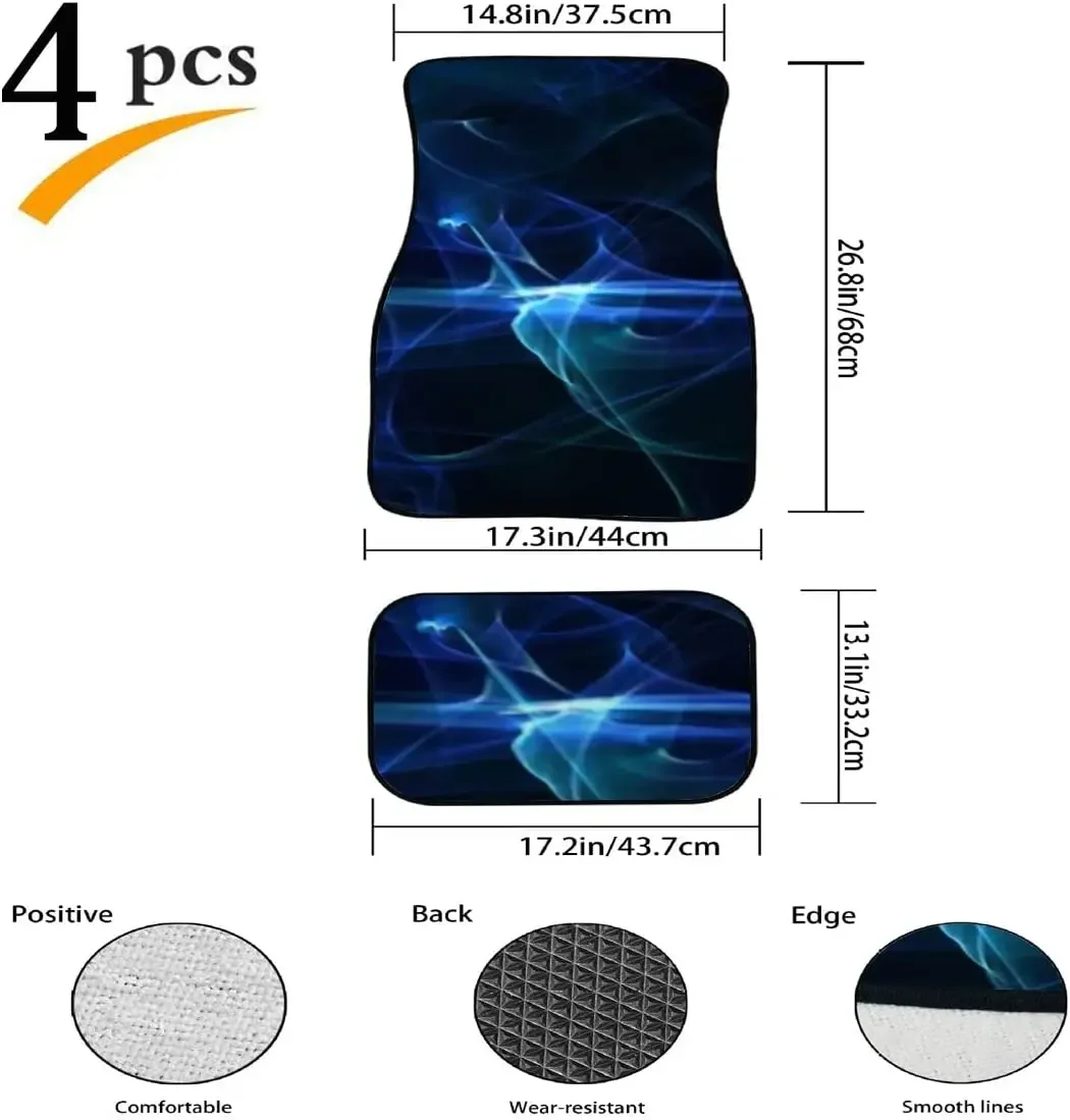 Car Floor Mats Exploding Supernova Forminng Nebula Black Hole Print Design Carpet Car SUV Truck Floor Mats 4 Pcs, Car Floor Mats