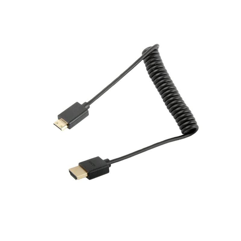 Adattatore Mini HDMI A HDMI 4K@60Hz Con Treccia In Nylon E Connettori Placcati Oro, Supporto Ethernet, ARC, 3D E HDR, Compatibile Con Nikon E Canon E Raspberry Pi Zero