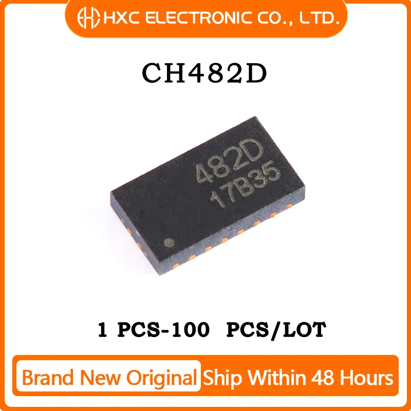 5PCS/10PCS/50PCS/LOT 100% New Integrated Circuit IC CH482 CH482D QFN20