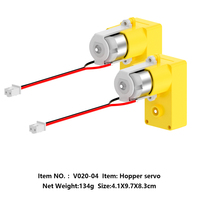 Flytec Official Original V020-04 Silo Servo Hopper Motor Servo 2PCS One Pair For Bait Boat V020 V801 V010