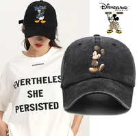 Disney Mickey Baseball Cap Hats for Women and Men Cotton High Quality Sports Water Wash Snapback Hats Hip Hop Streetwear Caps