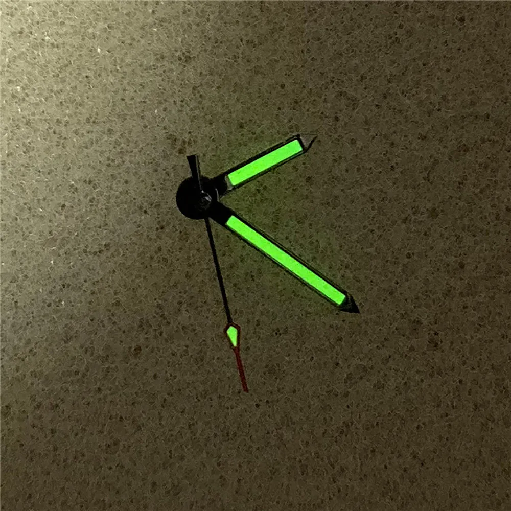 For NH35 NH36 Movement Watch Hands Green Luminous Three Pointers Needles Watch Accessories