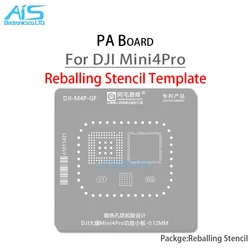 BGA Reballing Stencil Template Station For DJI Mini4Pro Mini 4 Pro Power amplifier small board Solder Tin Planting Net
