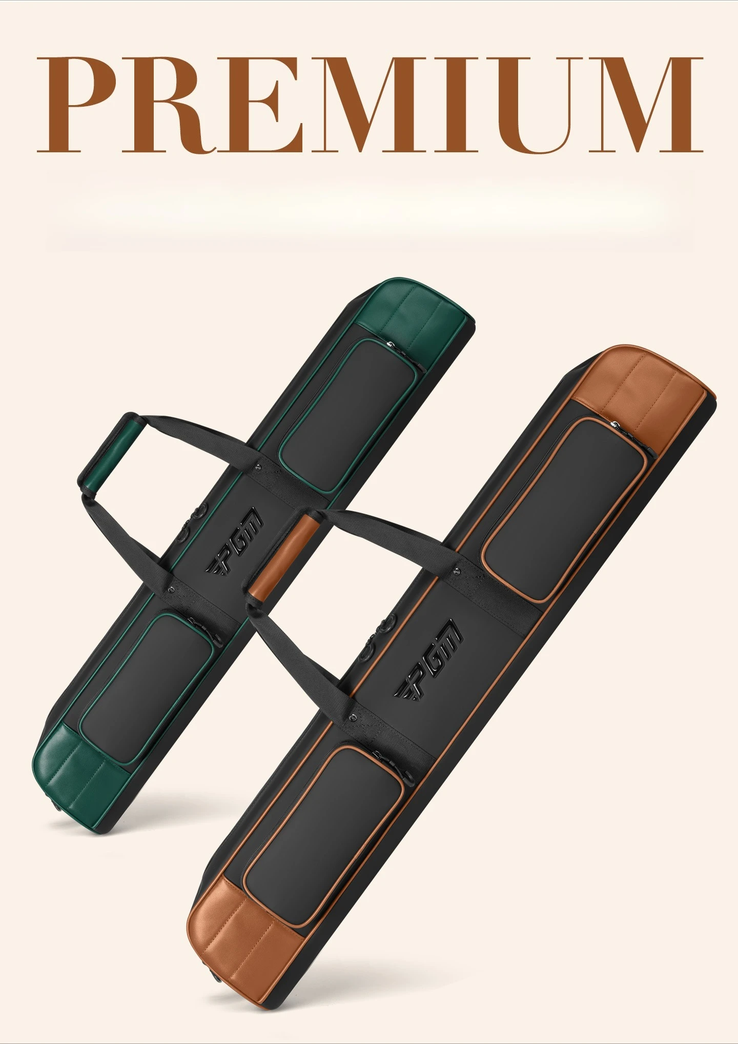 PGM Park Golfbag für Männer und Frauen, Große Kapazität, Ultraleicht, Schlägertasche, Anti-Spritzschutz QIAB039 – Detail 4