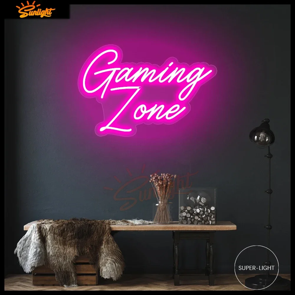 Custom Gaming Zone Neon Teken Gaming Zone Led Teken