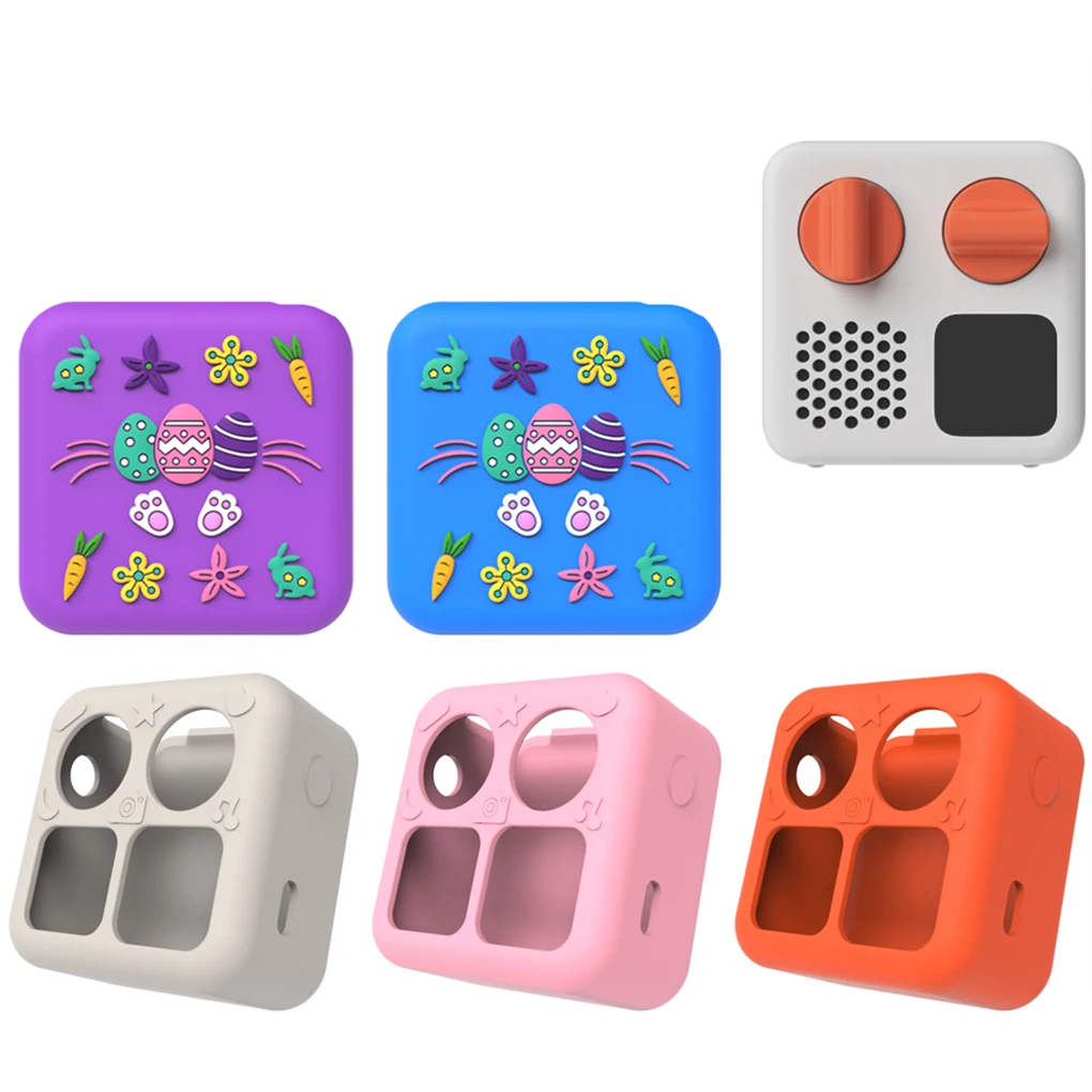 Silicone Protective Cover Washable Silicone Protective Case Non-Slip Silicone Skin Cover for Yoto Mini Kids Audio Music Player