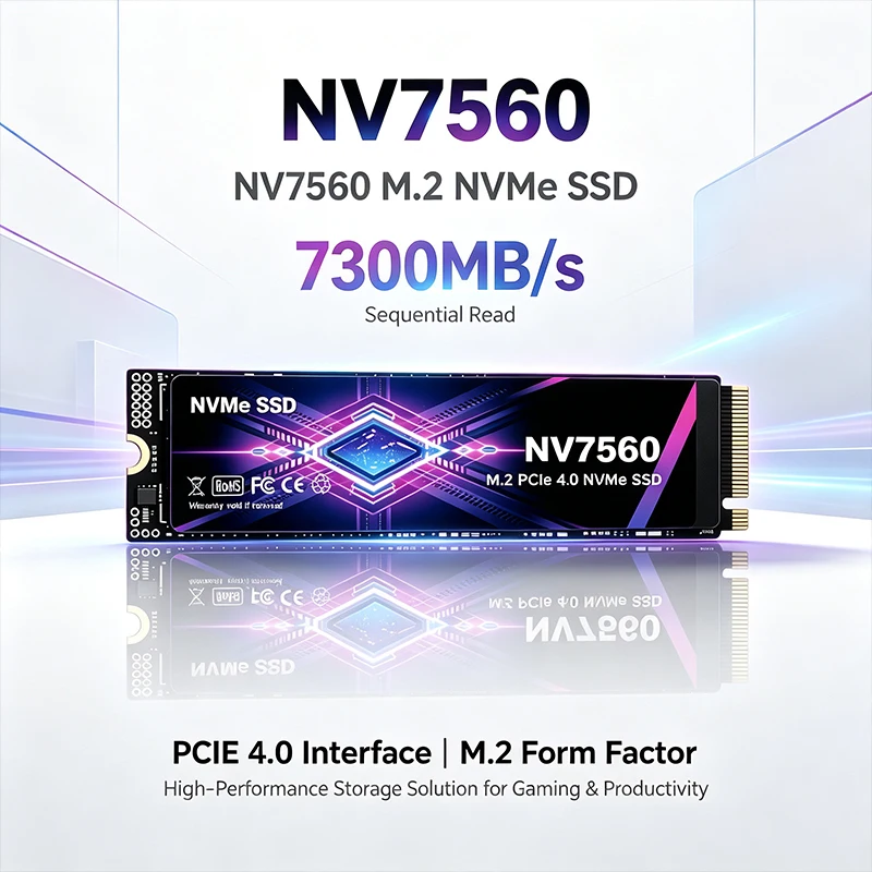 Internal Solid State Drive Latest Fast Speed NV7560 M2 NVMe PCIe Gen4 SSD 500GB 1TB 2TB 4TB or Game Office PC Notebook