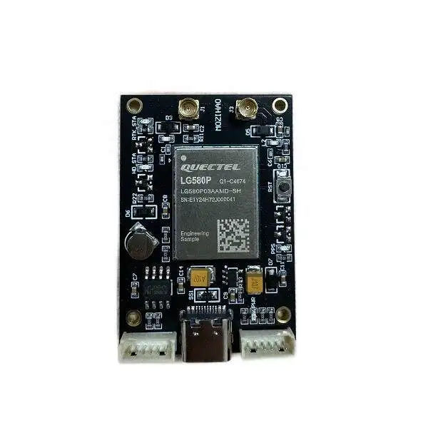 Quectel LG580P RTK GNSS Module Dual-Antenna High Precision RTK+Heading LG580P03AAMD USB Type C Board