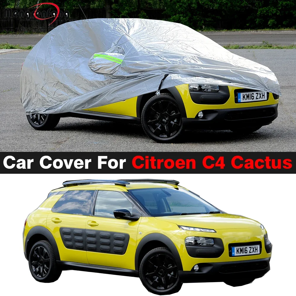 

For 2014-2025 Citroen C4 Cactus Car Cover, UV Protection, Sunscreen, Snow Wiper, Windproof SUV Cover, Thickened Car Cover