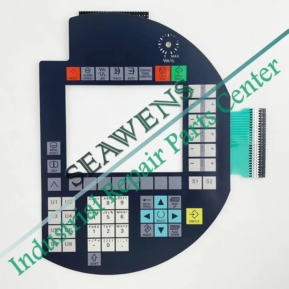 

6FC5403-0AA20-1AA0 membrane keypad+Touch Glass for HMI Panel repair~do it yourself, Have in stock