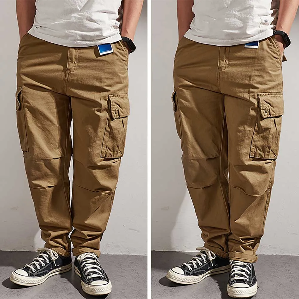 

Trend Style Cargo Pants Men Casual Loose Baggy Pockets Camouflage Trousers Hiphop Harem Streetwear Clothing