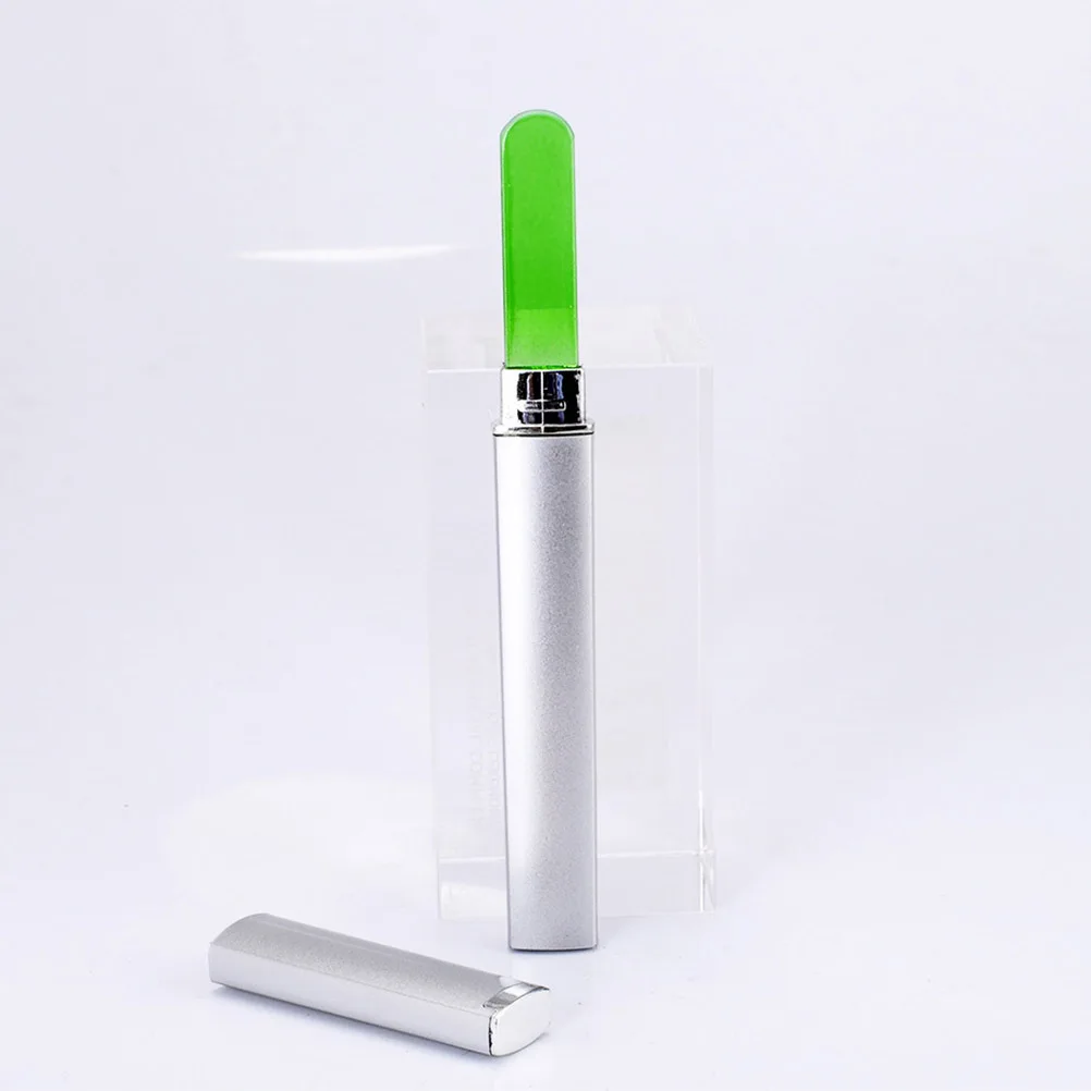 Limas de uñas coloridas de vidrio, herramientas de manicura finas y rugosas de doble cara para extensiones de uñas postizas naturales, 6 uds.