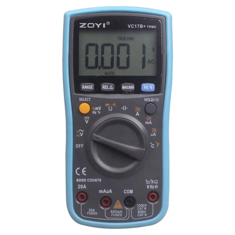 VC17B High precision automatic transmission multifunctional handheld digital multimeter