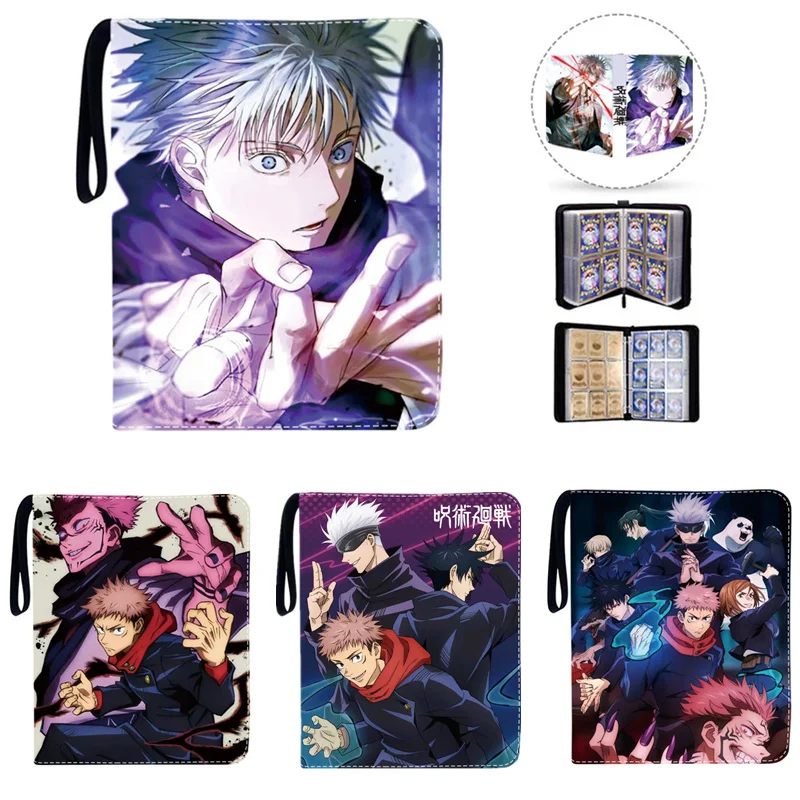 

Jujutsu Kaisen Anime Collection Card Album Book Folder Phantom Parade 400pcs/900pcs Zipper Card Binder Holder