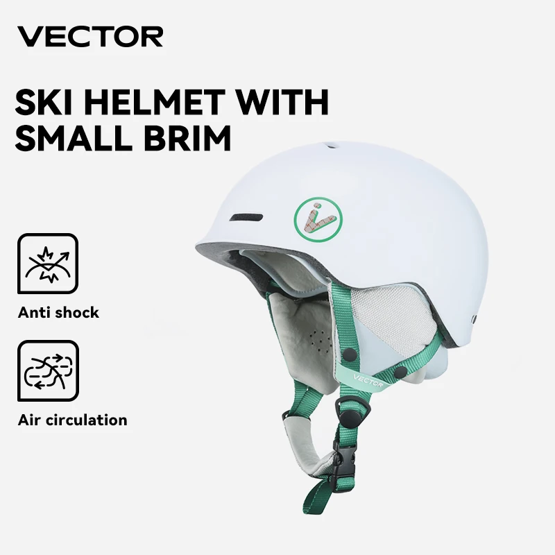 VECTOR Skihelm Sicherheit Integral geformter Snowboardhelm Motorrad Abnehmbarer Skifahren Schnee Ehemann Männer Frauen Kind Kinder