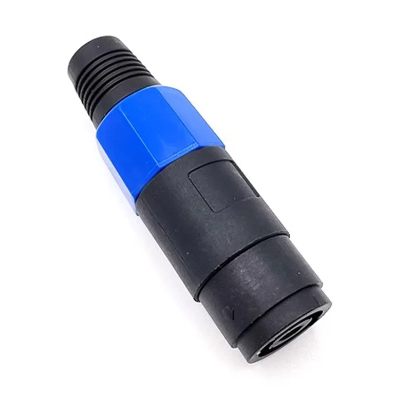 6/20/100PCS 4 Pin NL4FC Speaker Connector Locking Plug and Socket Male Docking Cable Connector Audio Adapter blue