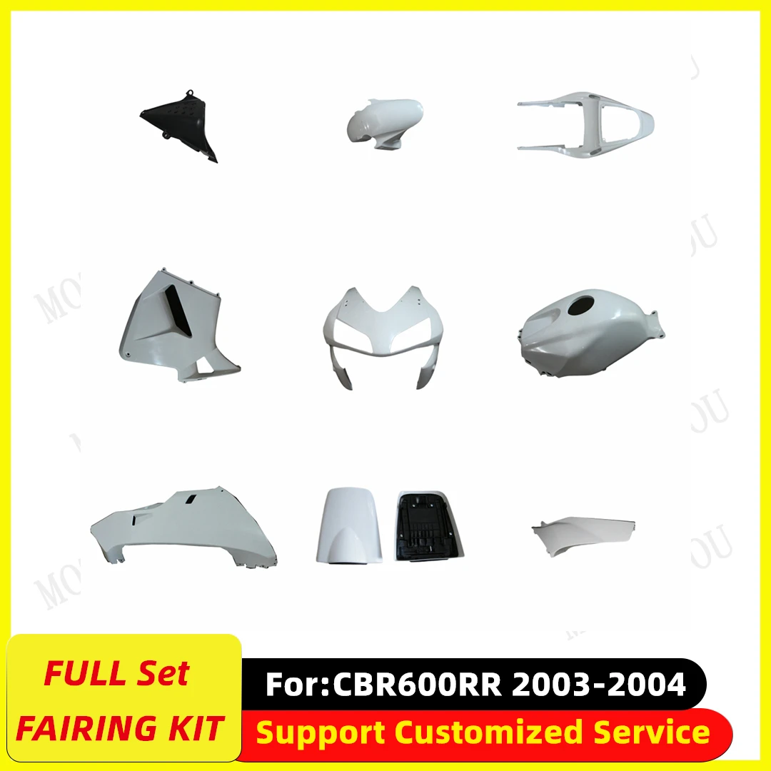 

Unpainted Motorcycle Fairing Kit Fit For Honda CBR600RR CBR600 F5 2003 2004 03 04 Full Fairings Bodywork Kits New ABS Plastic