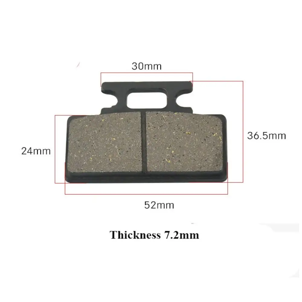 1pair Front Rear Disc Brake Pads Electric Motorcycle Brake Pads Brake Friction Pads Low Noise Electric Bike Part Accessories view 6